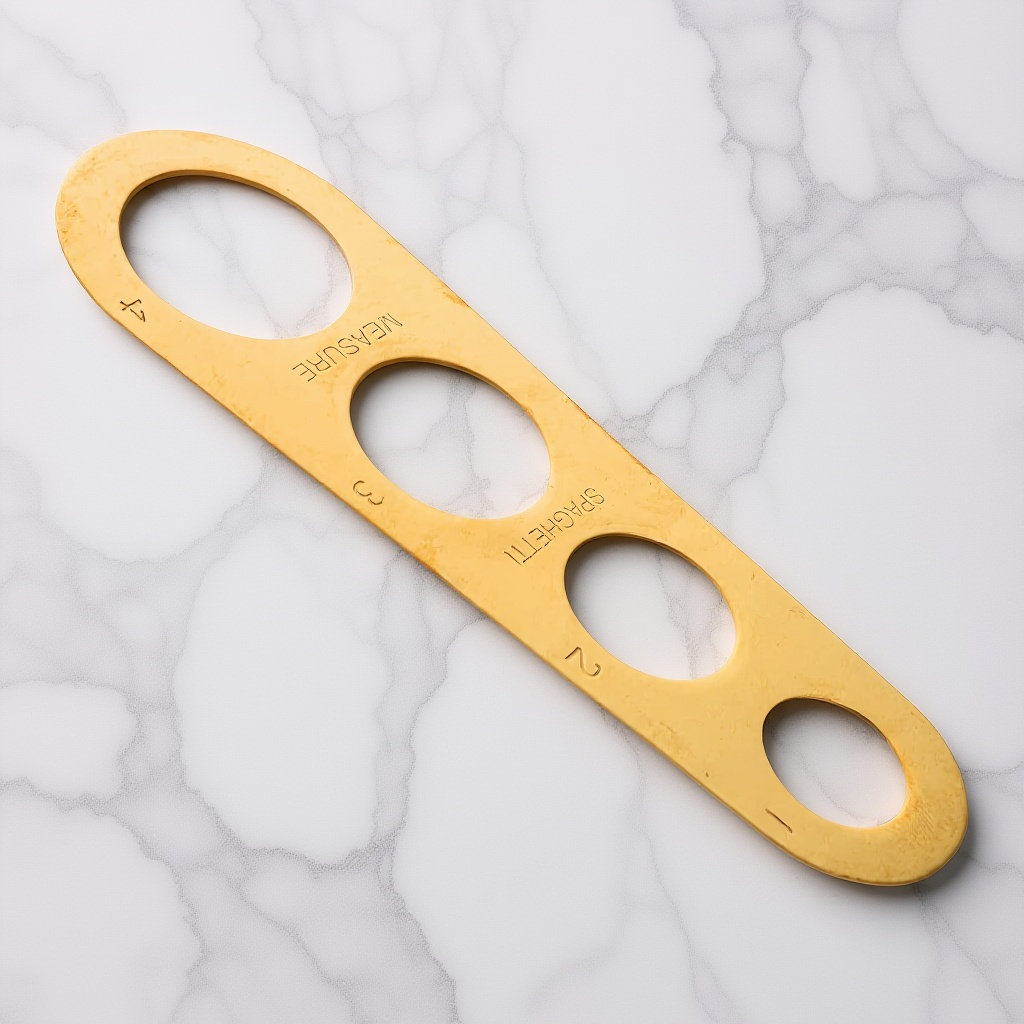 Pasta Measuring Tool - Stainless Steel Spaghetti Measuring Ruler with