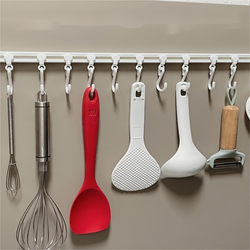 Kitchen Gadgets And Utensils - 40cm No Drill Kitchen Utensil Rail