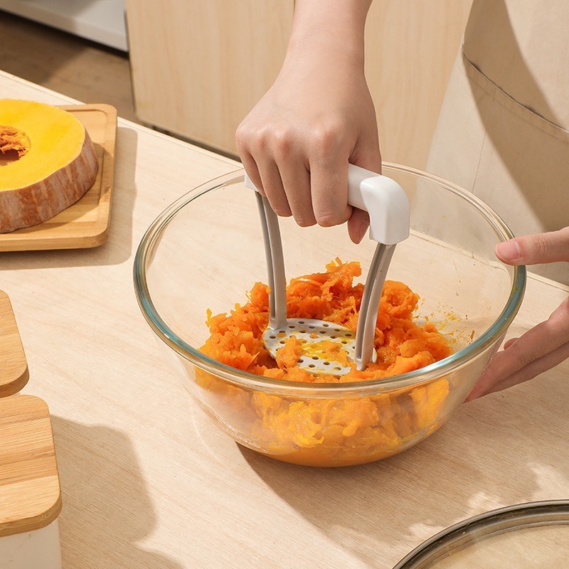 Kitchen Gadgets And Utensils - Manual Potato Masher Handheld Kitchen Utensil
