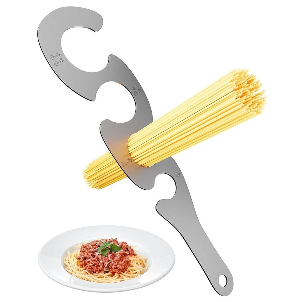 Pasta Measuring Tool - 4 Holes Spaghetti Measurer Stainless Steel