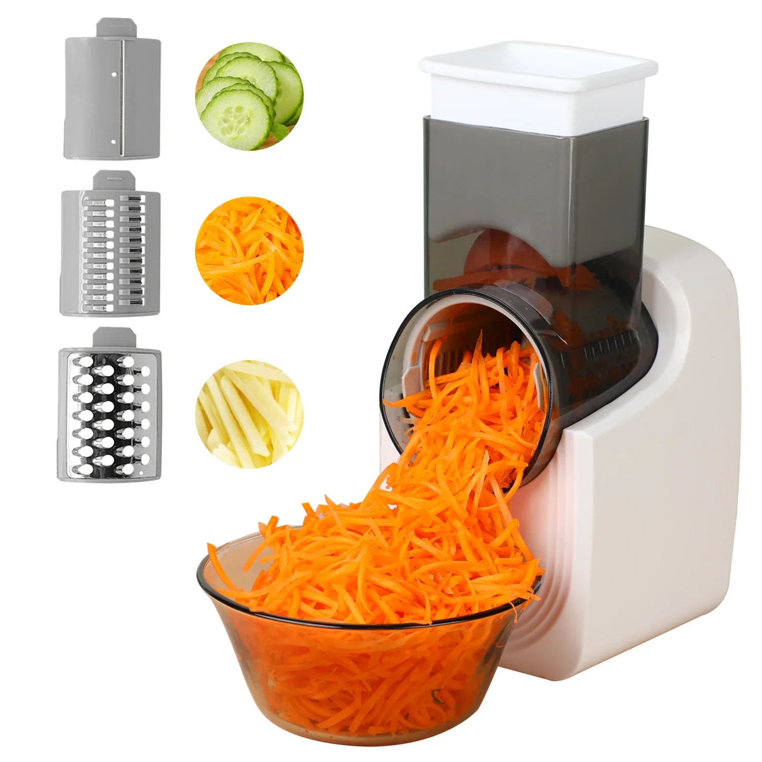 Cheese Grater Box - Electric Cheese Grater Electric Slicer Shredder