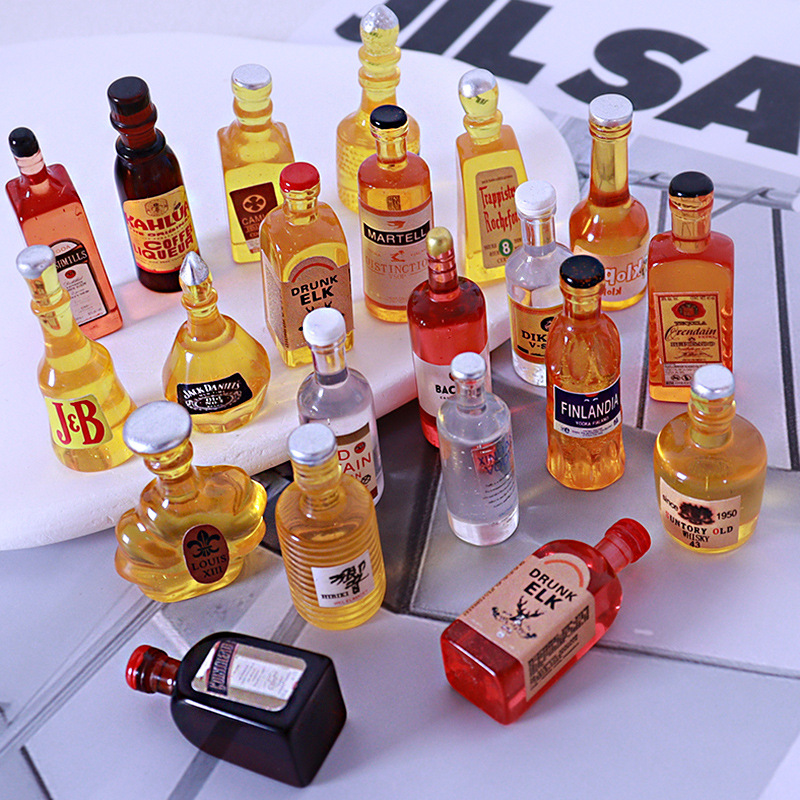 Kitchen Gadgets For Kids - 10pcs Miniature Dollhouse Bottle of Water
