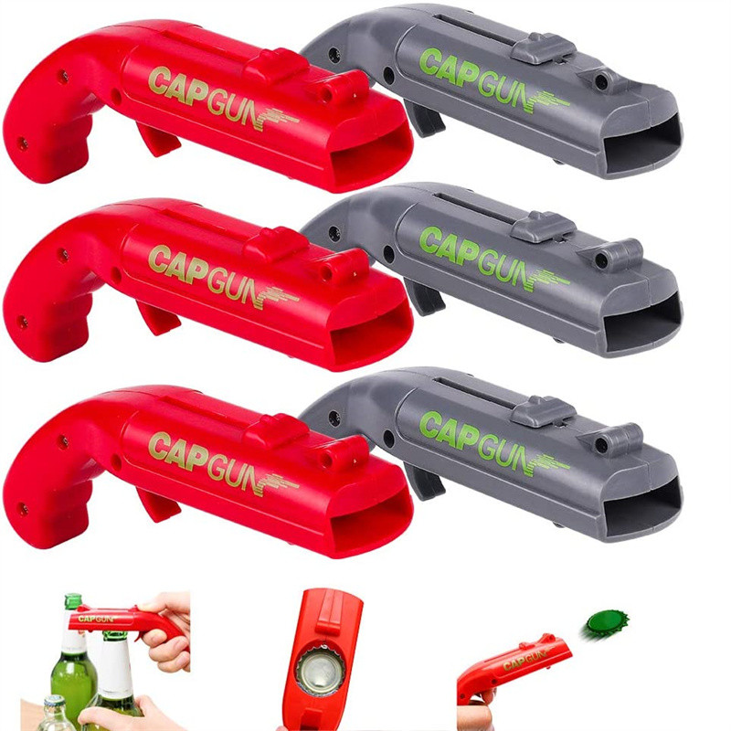Funny Kitchen Gadgets Gifts - Cap Gun Beer Bottle Opener, Funny