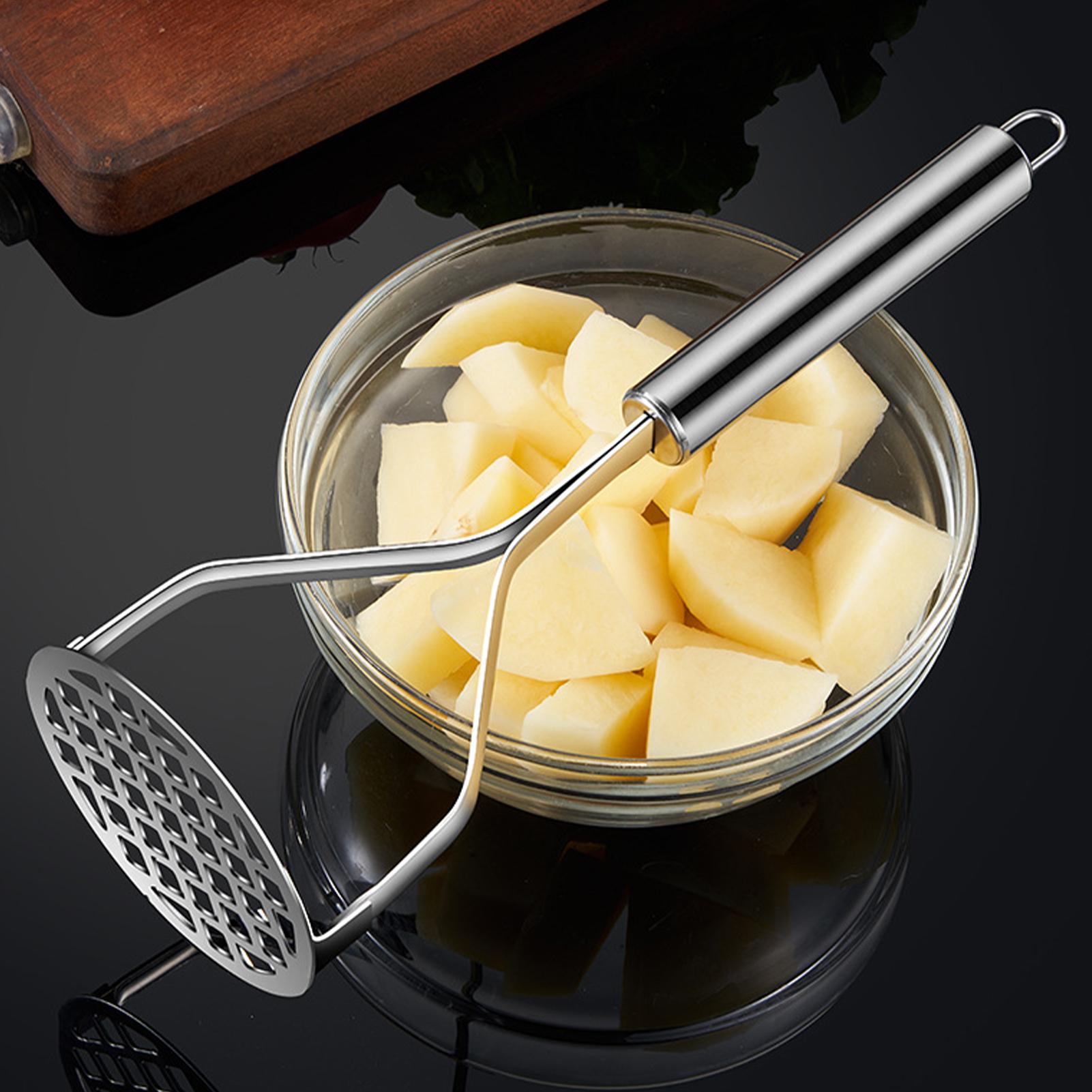 Kitchen Gadgets For Kids - Manual Stainless Steel Potato Masher Fruit