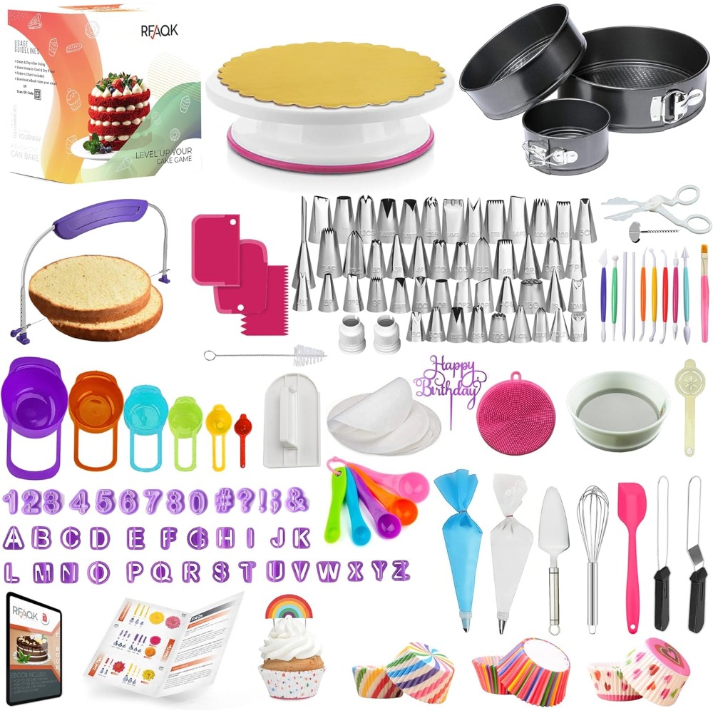 Cake Decorating Turntable - Cake Decorating Supplies Cake Decorating Kit