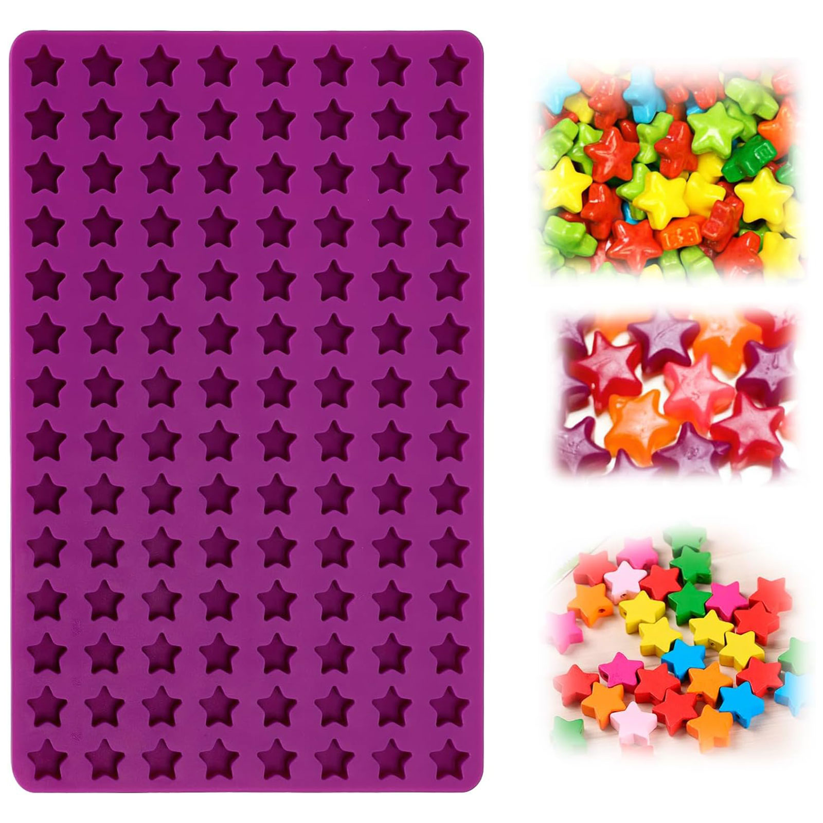 Silicone Mold Baking - 112 Cavity Mini Star Silicone Molds