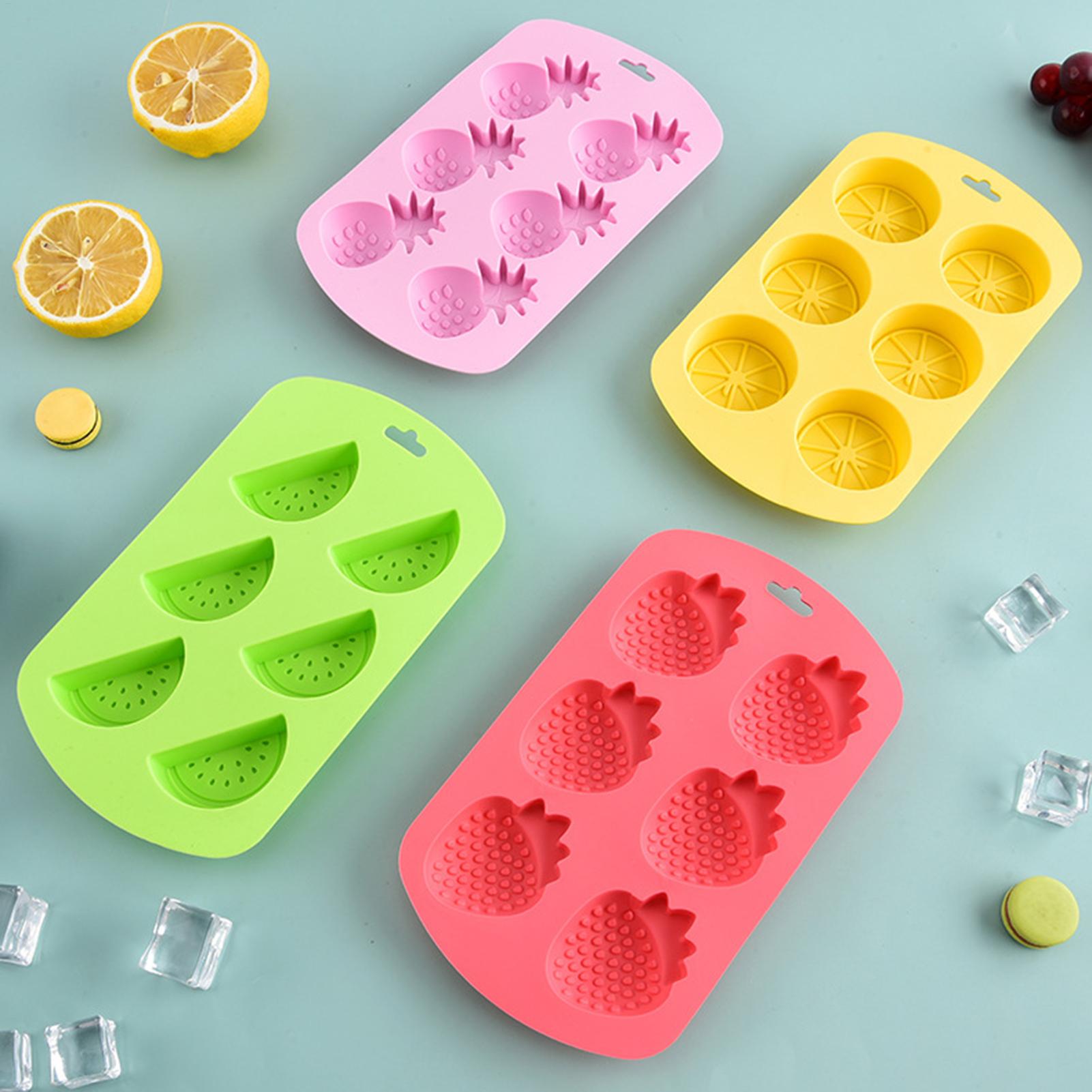 Silicone Mold Baking - 6 Cavity Fruit Shaped Silicone Candy
