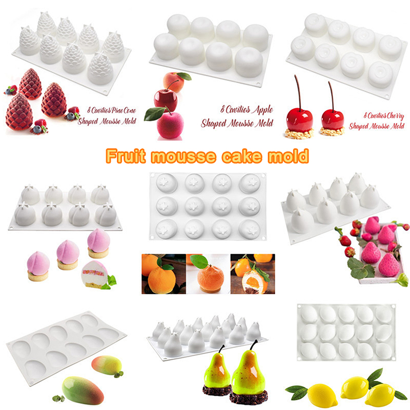 Silicone Mold Baking - Food-Grade Silicone Fruit Series Cake Mold