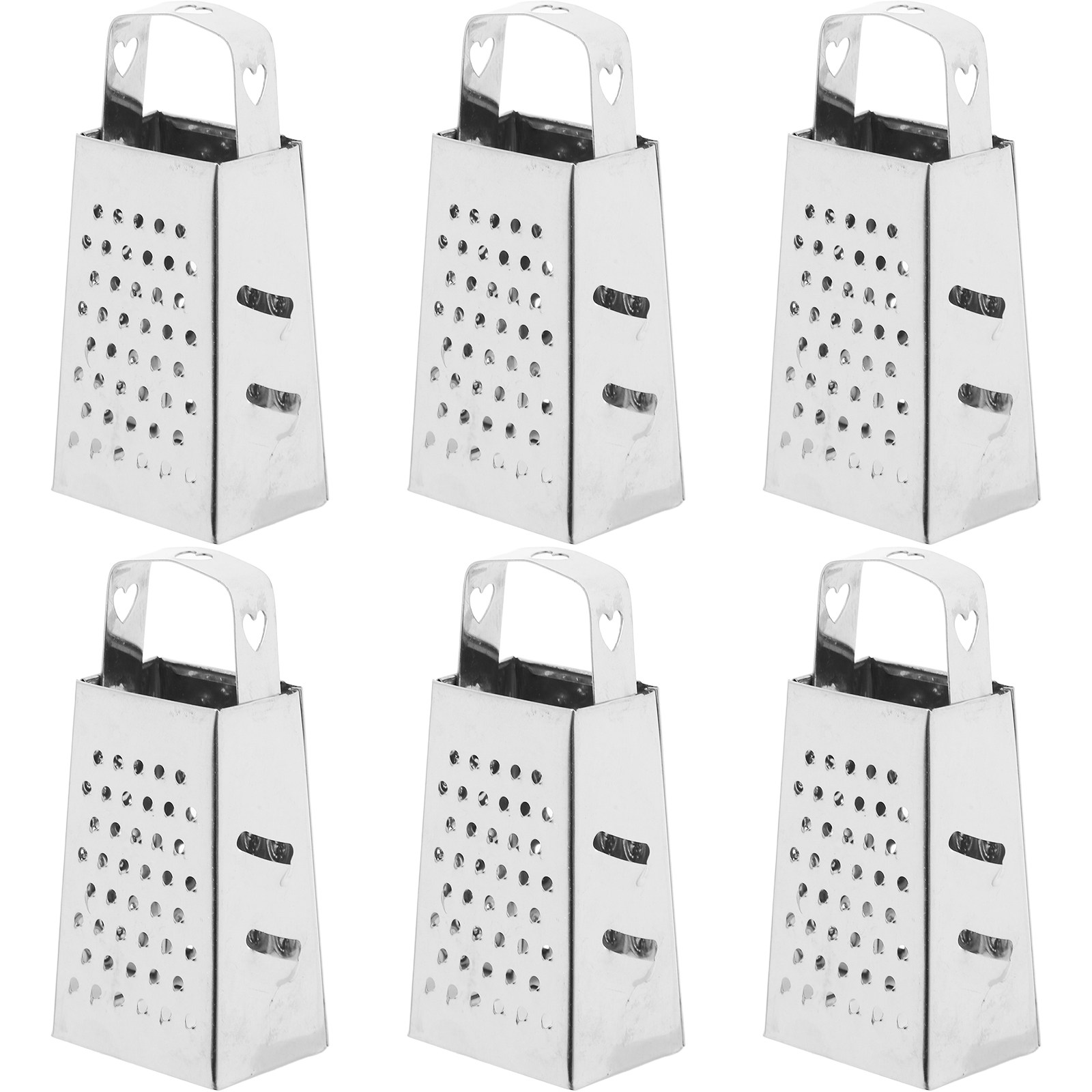 Cheese Grater Box - 6Pcs Mini Stainless Steel Cheese Grater