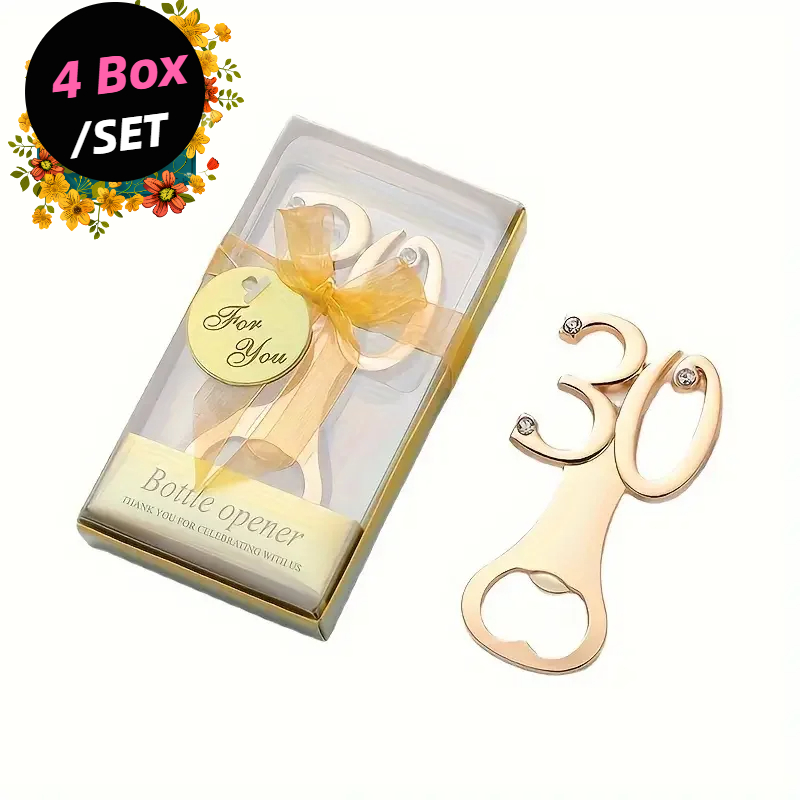 Funny Kitchen Gadgets Gifts - 4PCS 30th Anniversary Party Gifts Beer
