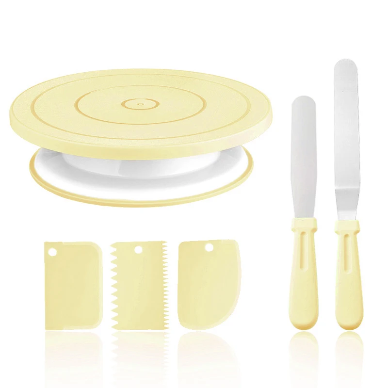 6PCS Cake Decorating Kit with  - đánh giá và giá Cake Decorating Turntable