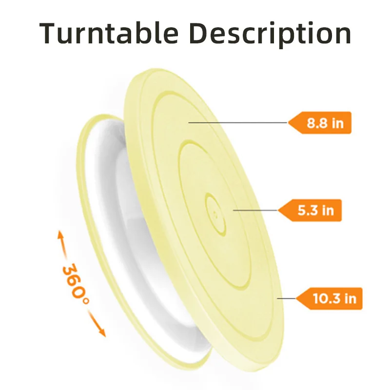 6PCS Cake Decorating Kit with  - đánh giá và giá Cake Decorating Turntable