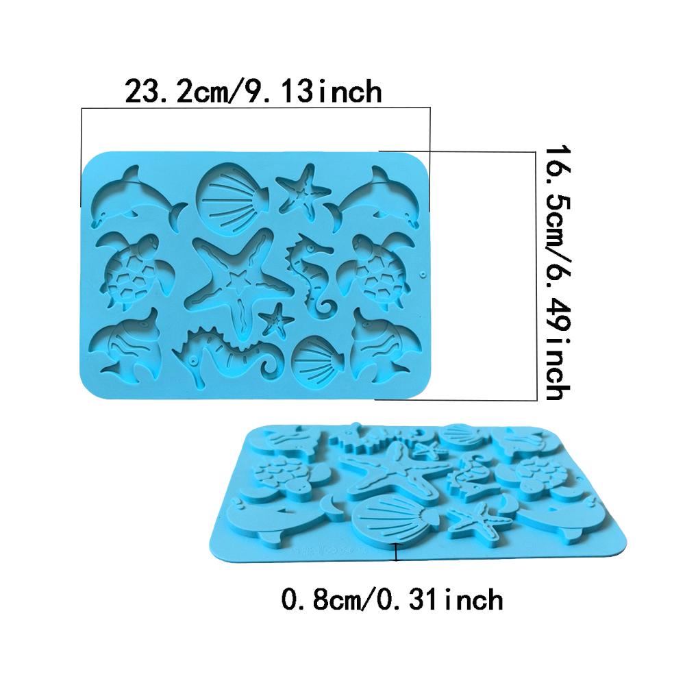 1pc Marine creature shaped cho - đánh giá và giá Silicone Mold Baking