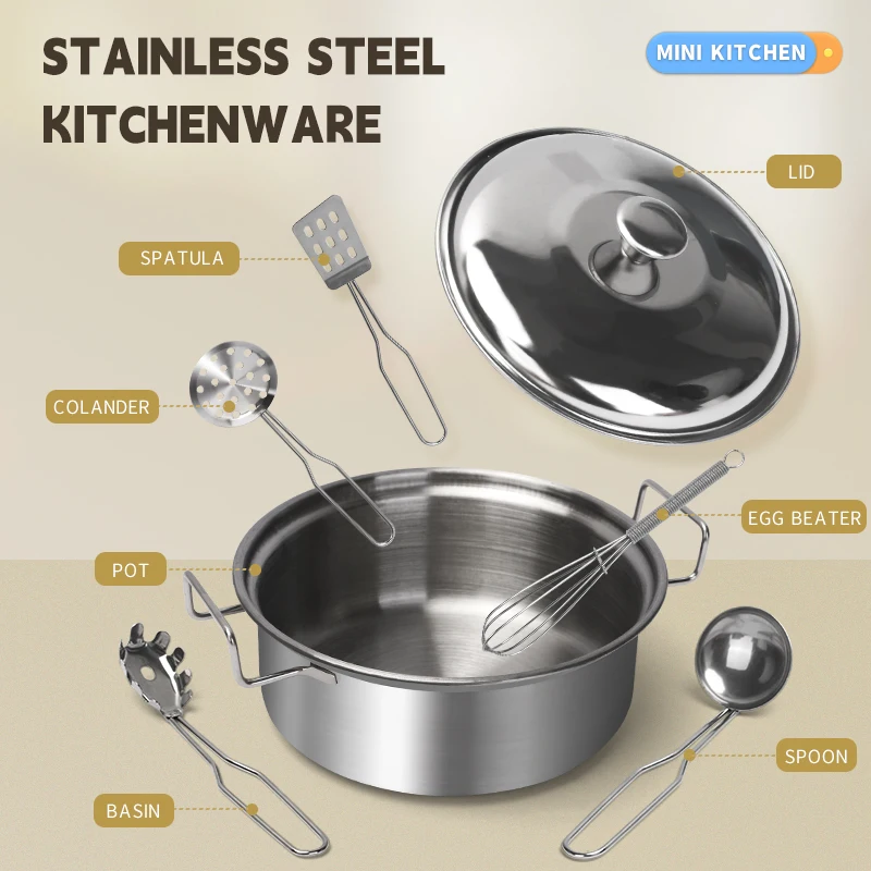 Stainless Steel Kids Kitchen T - đánh giá và giá Kitchen Gadgets For Kids