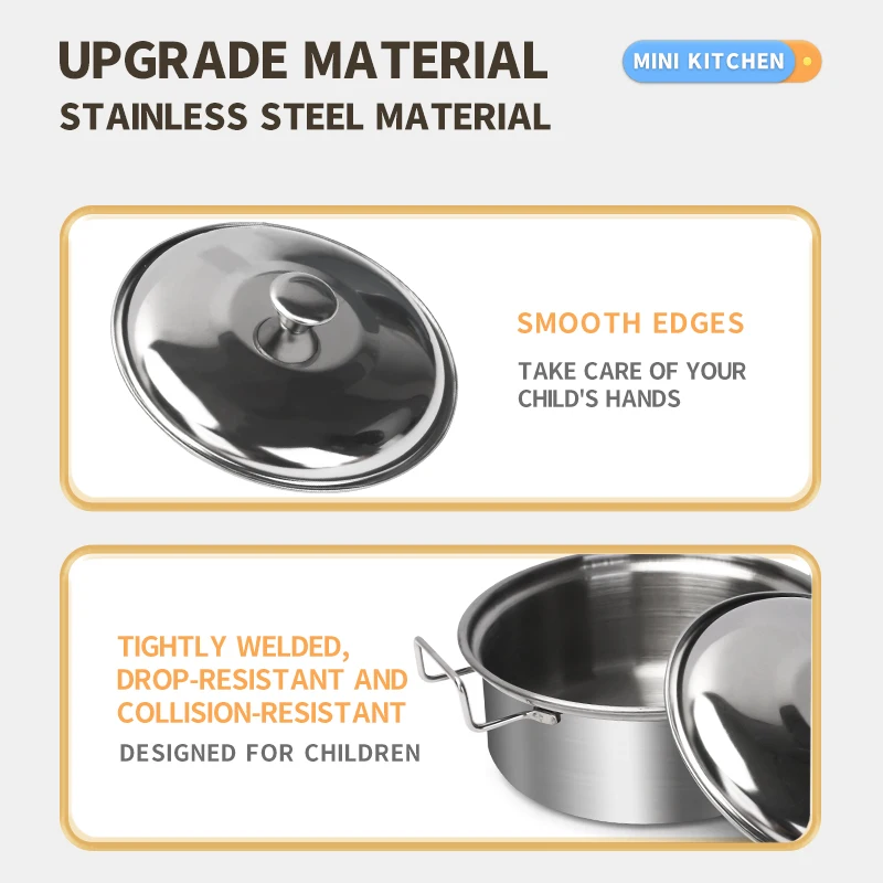 Stainless Steel Kids Kitchen T - đánh giá và giá Kitchen Gadgets For Kids