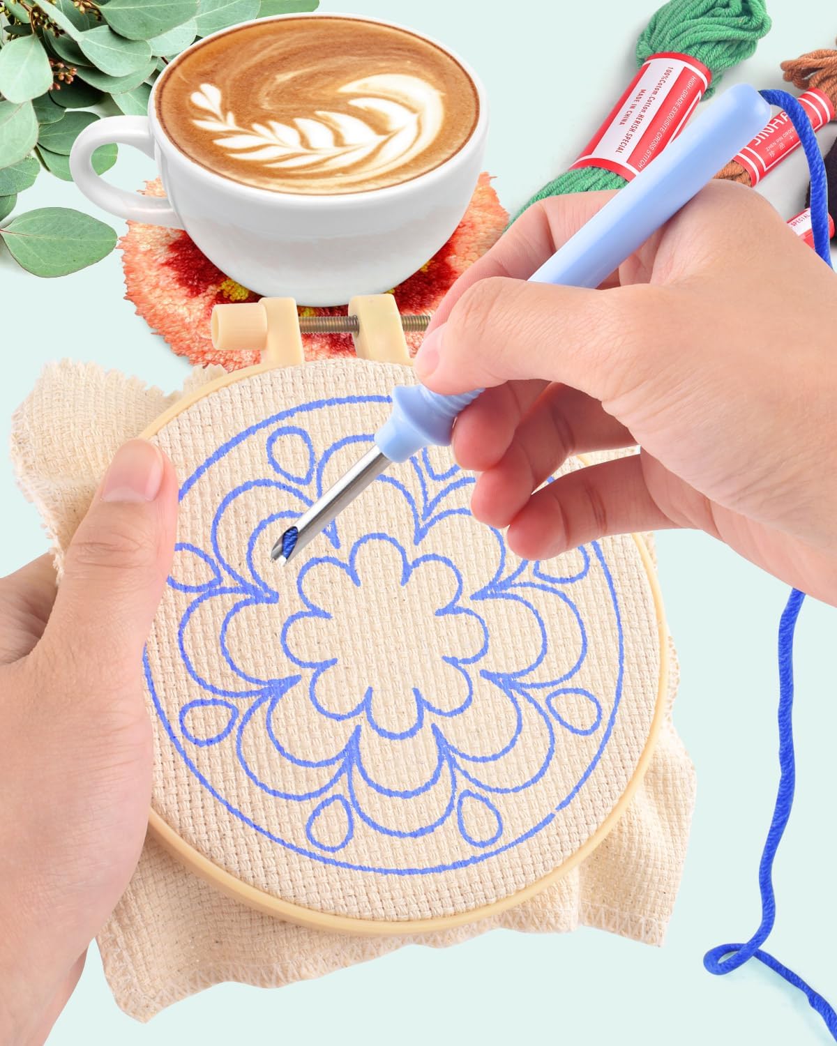 6Pcs Frog Punch Needle Coaster - đánh giá và giá Kitchen Gadgets Crossword