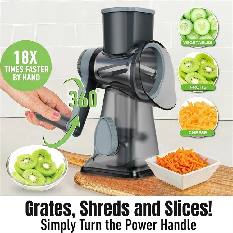 2025 3-in-1 Rotary Cheese Grat - đánh giá và giá Cheese Grater Box
