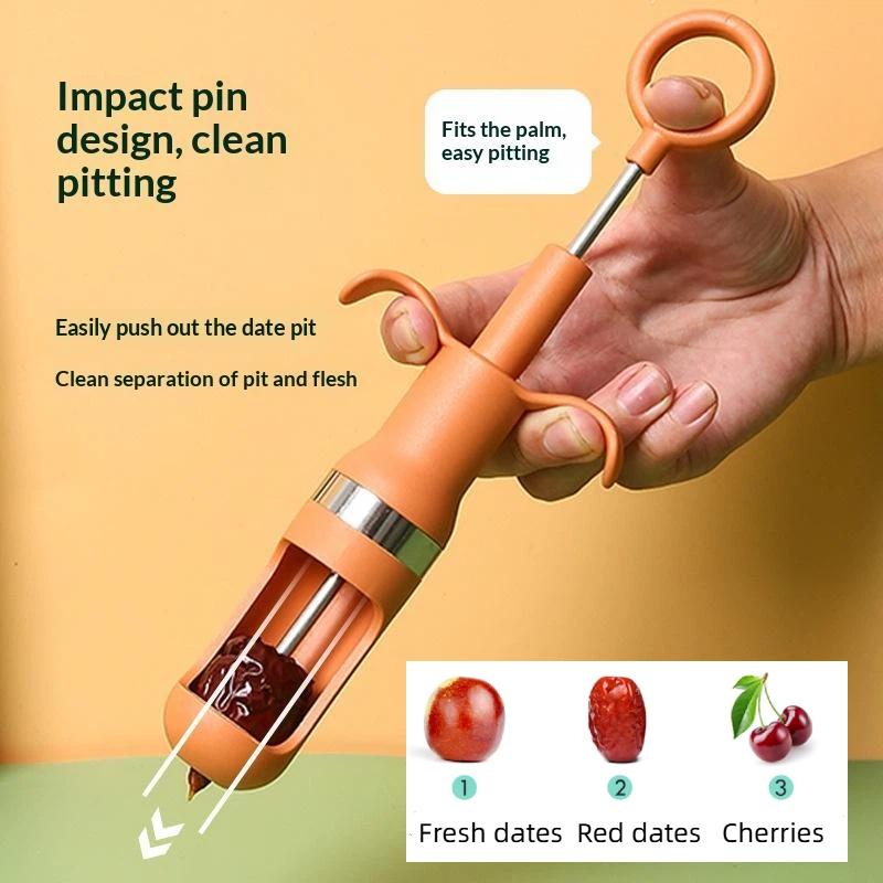 One-Second Cherry Pitter Stain - đánh giá và giá Kitchen Gadgets Baking