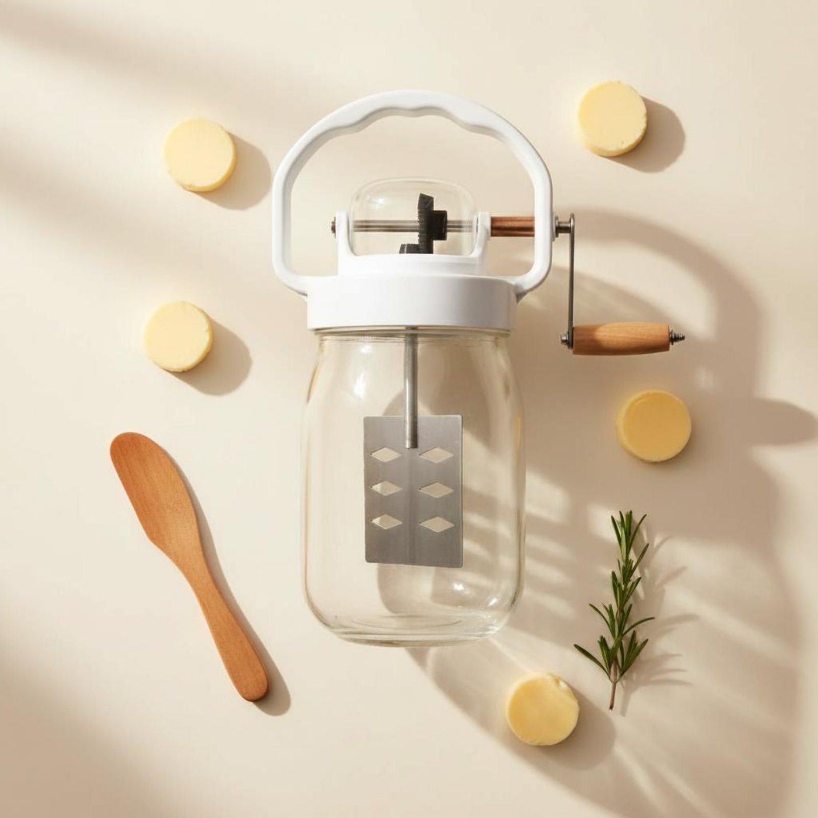 Hand Crank Butter Churner Manu - đánh giá và giá Kitchen Gadgets Mixer