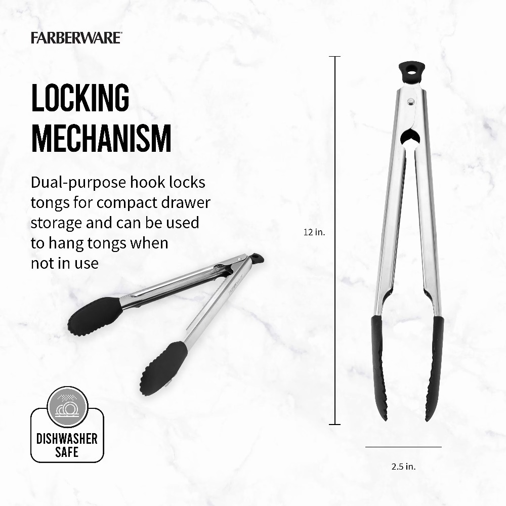 Silicone Tip Locking Food Tong - đánh giá và giá Kitchen Gadgets And Utensils