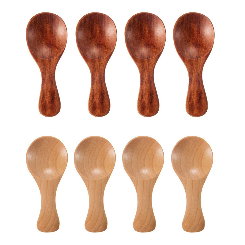 4Pcs Mini Wooden Spoons Small  - đánh giá và giá Kitchen Gadgets For Kids