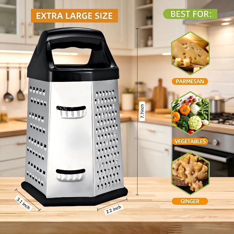 6 Sided Stainless Steel Box Gr - đánh giá và giá Cheese Grater Box