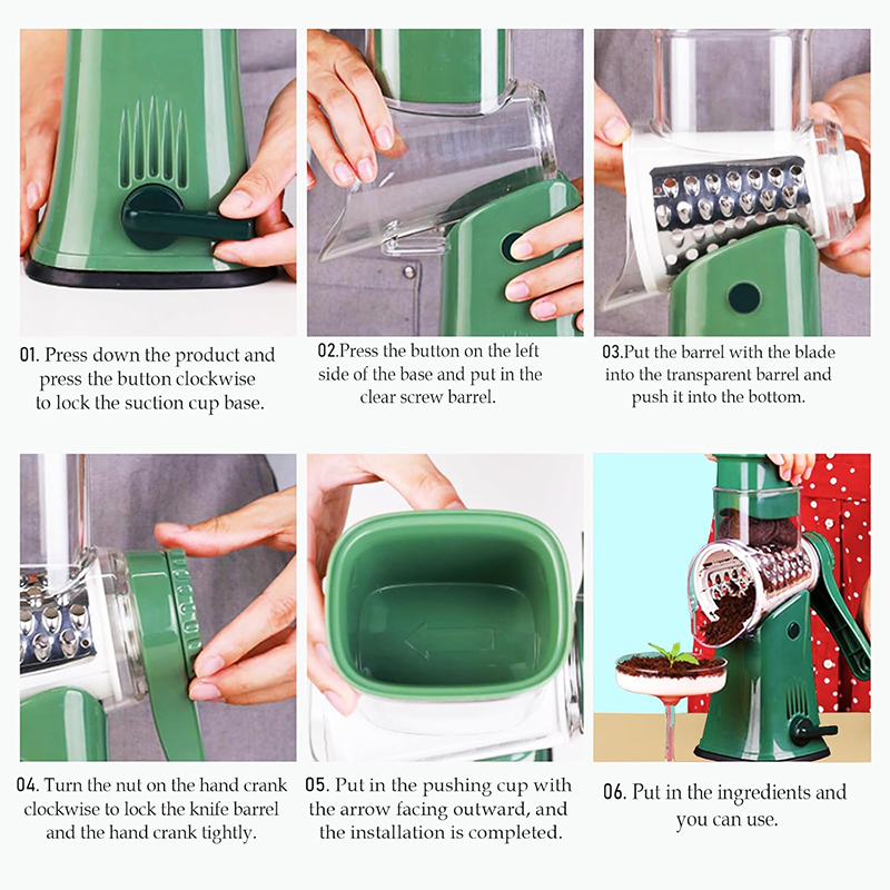 LMETJMA 5 in 1 Rotary Cheese G - đánh giá và giá Cheese Grater Box