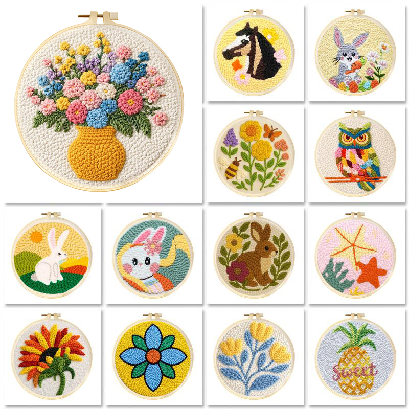DIY Punch Needle Kits Cute Ani - đánh giá và giá Kitchen Gadgets Crossword
