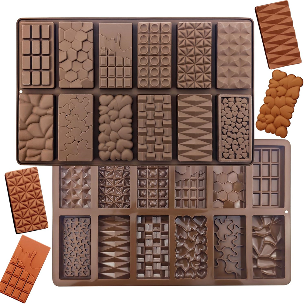 12 In 1 Chocolate Molds Dubai  - đánh giá và giá Silicone Mold Baking