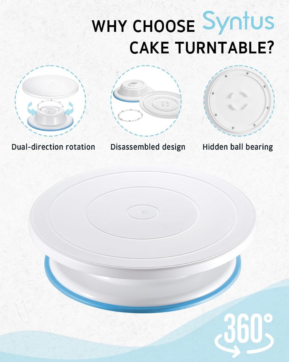 65-Piece Cake Decorating Kit w - đánh giá và giá Cake Decorating Turntable