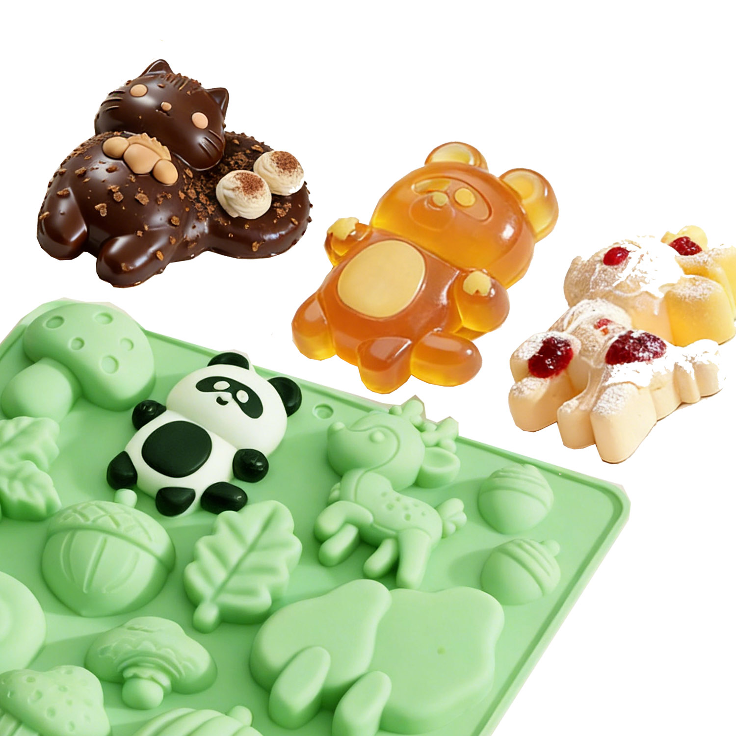 1 Silicone Cake Mold in the Sh - đánh giá và giá Silicone Mold Baking