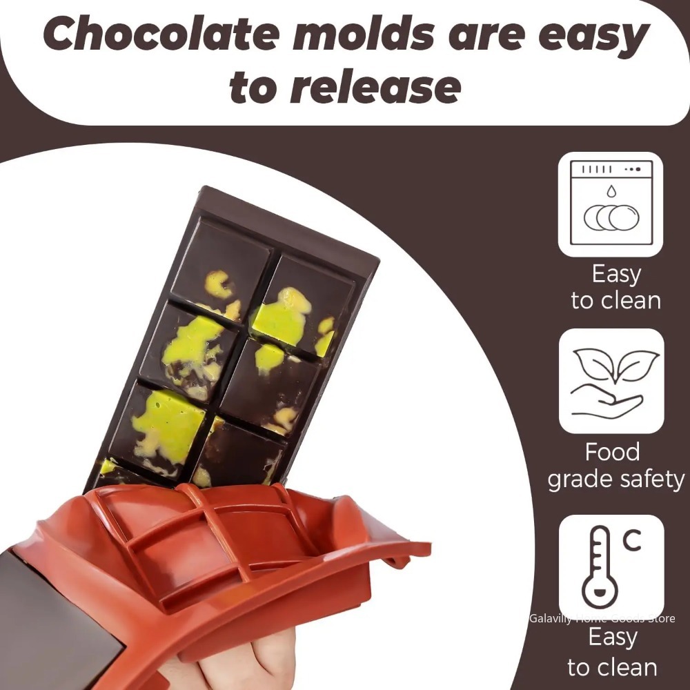 Dubai Chocolate Mold Bar Pista - đánh giá và giá Silicone Mold Baking