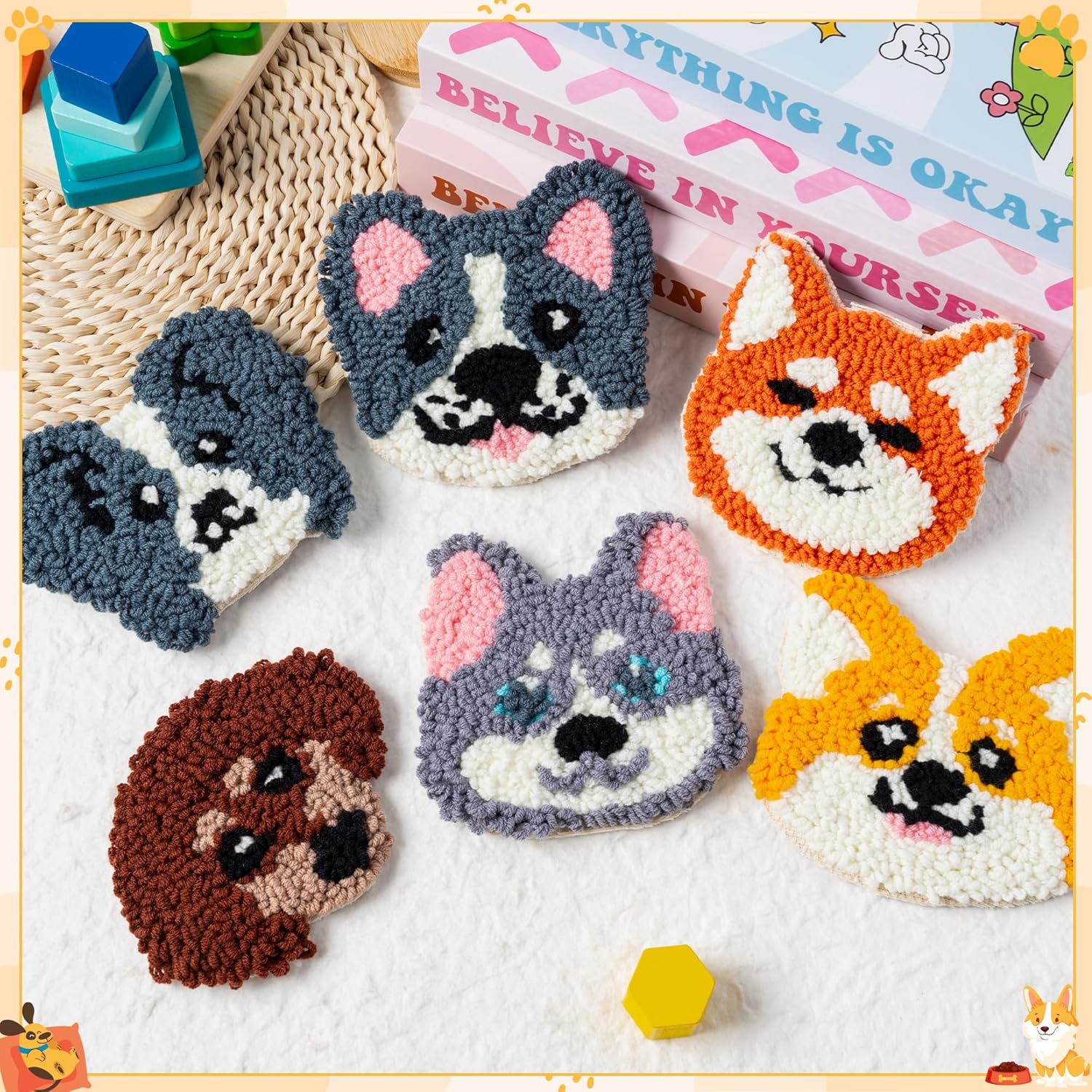 6pcs Cat Punch Needle Embroide - đánh giá và giá Kitchen Gadgets Crossword