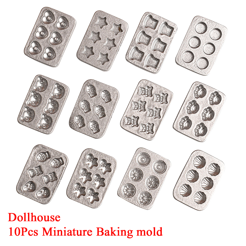 10pcs Doll House Miniature Min - đánh giá và giá Silicone Mold Baking