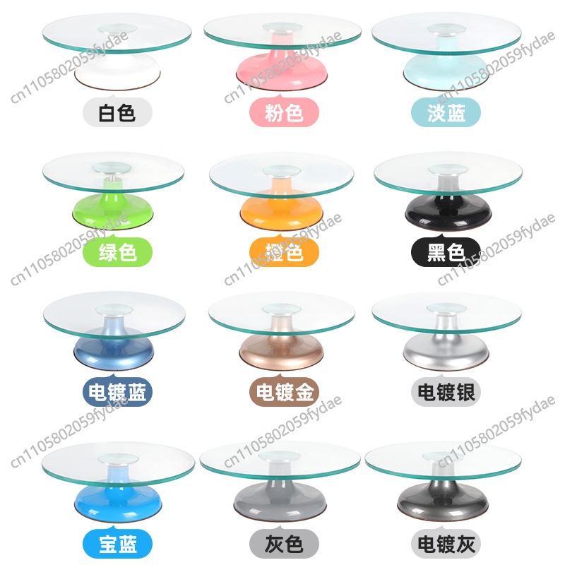 Tempered Glass Decorative Turn - đánh giá và giá Cake Decorating Turntable
