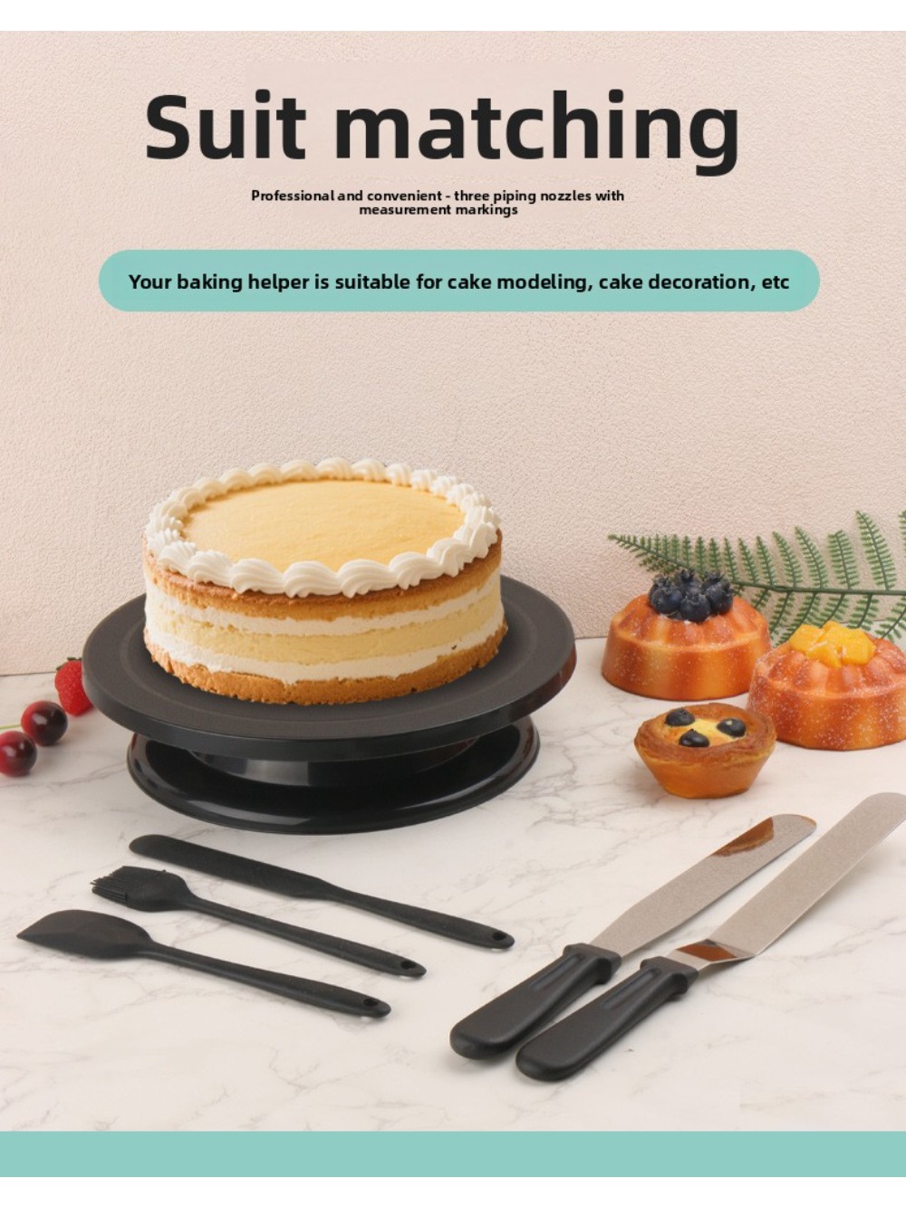 Plastic Revolving Cake Turntab - đánh giá và giá Cake Decorating Turntable