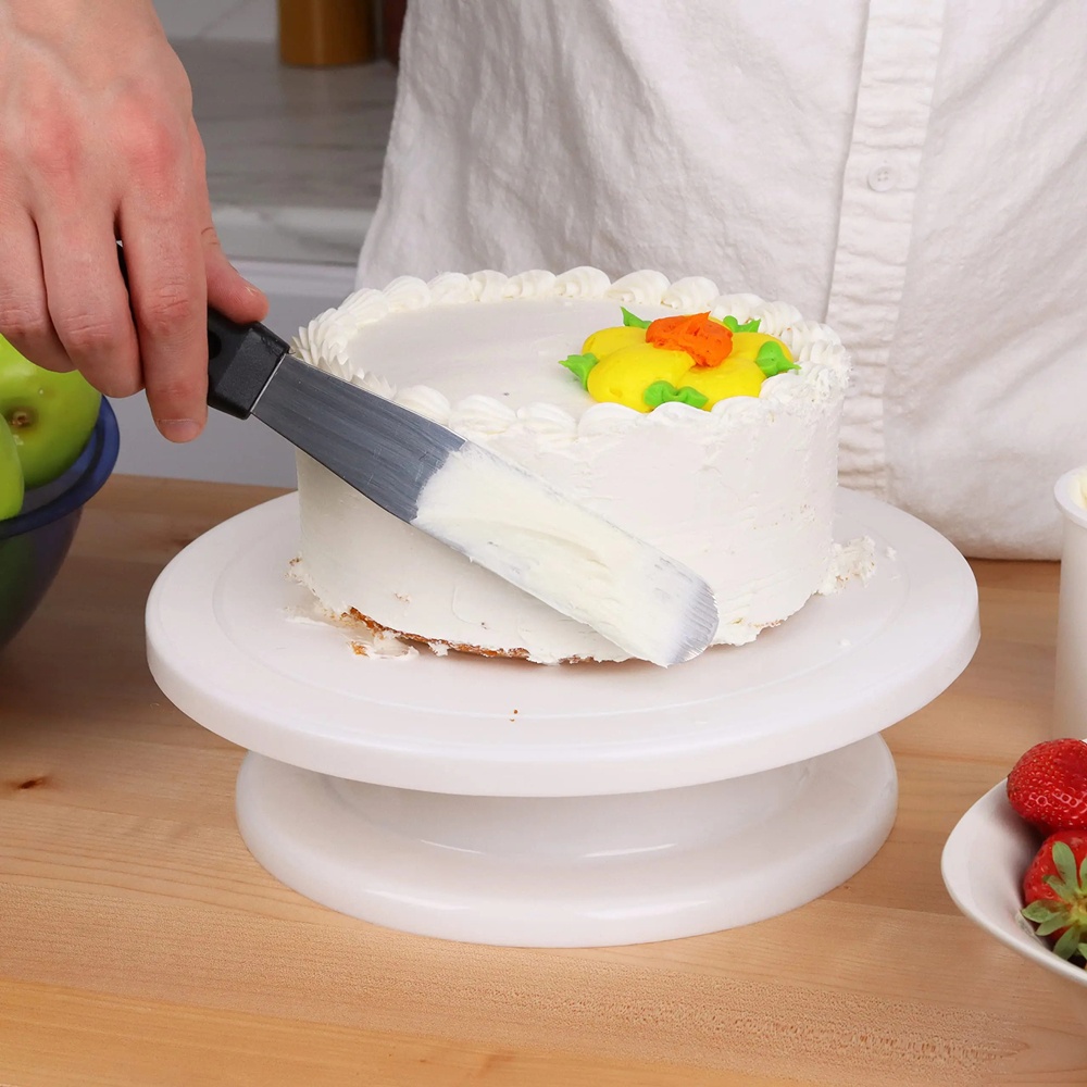 Plastic Revolving Cake Turntab - đánh giá và giá Cake Decorating Turntable