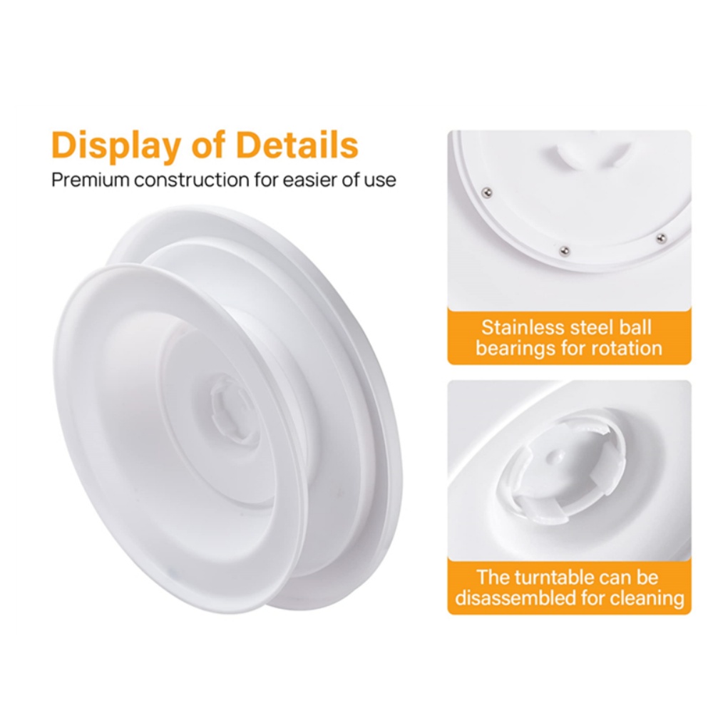 Plastic Revolving Cake Turntab - đánh giá và giá Cake Decorating Turntable