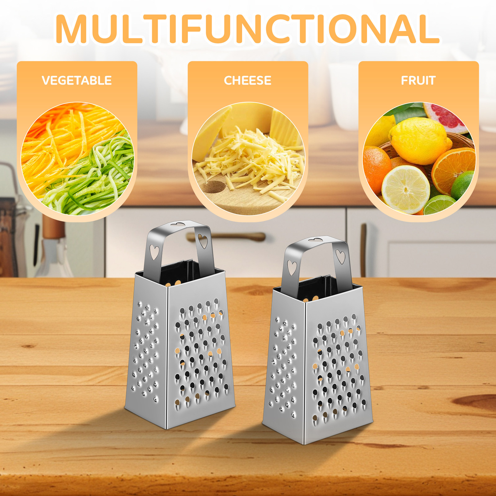 6Pcs Mini Stainless Steel Chee - đánh giá và giá Cheese Grater Box