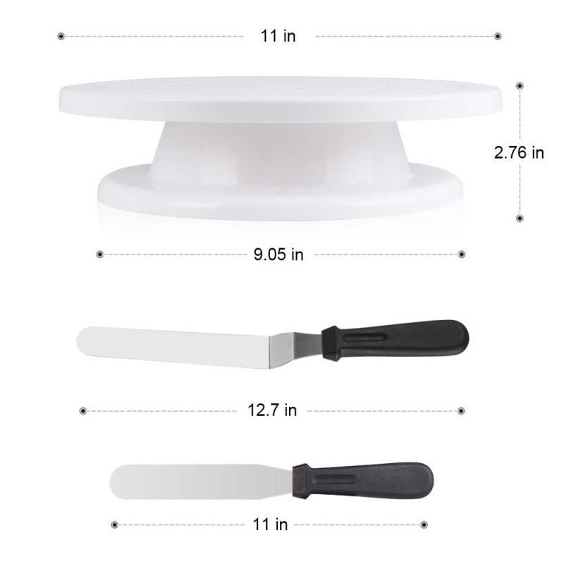 Cake Turntable Set Icing Smoot - đánh giá và giá Cake Decorating Turntable