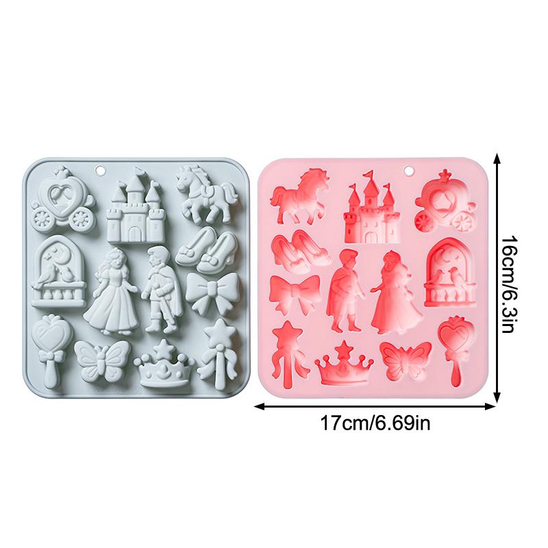 HOT!12 Cavity Prince, Princess - đánh giá và giá Silicone Mold Baking