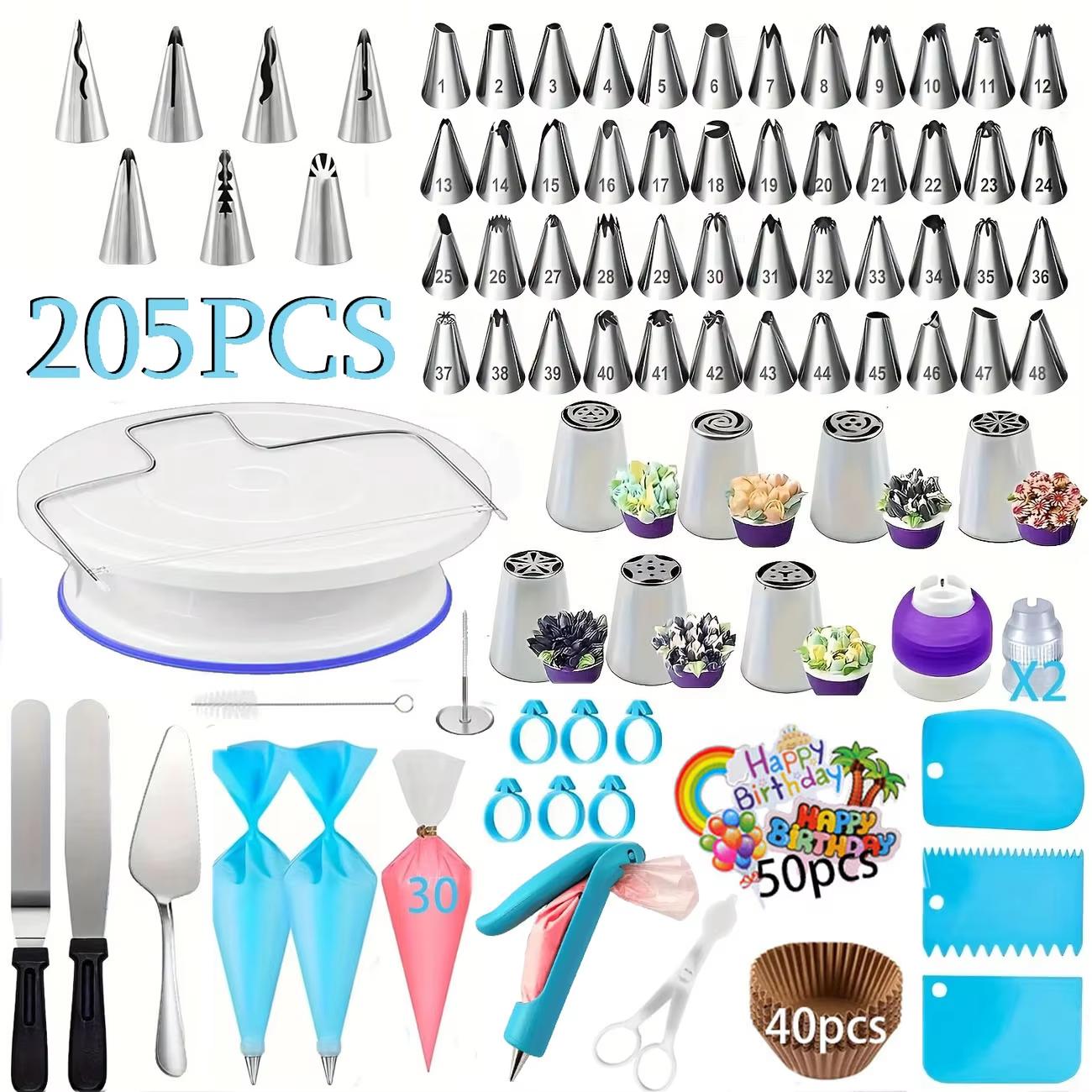 Cake decoration set with 205-p - đánh giá và giá Cake Decorating Turntable