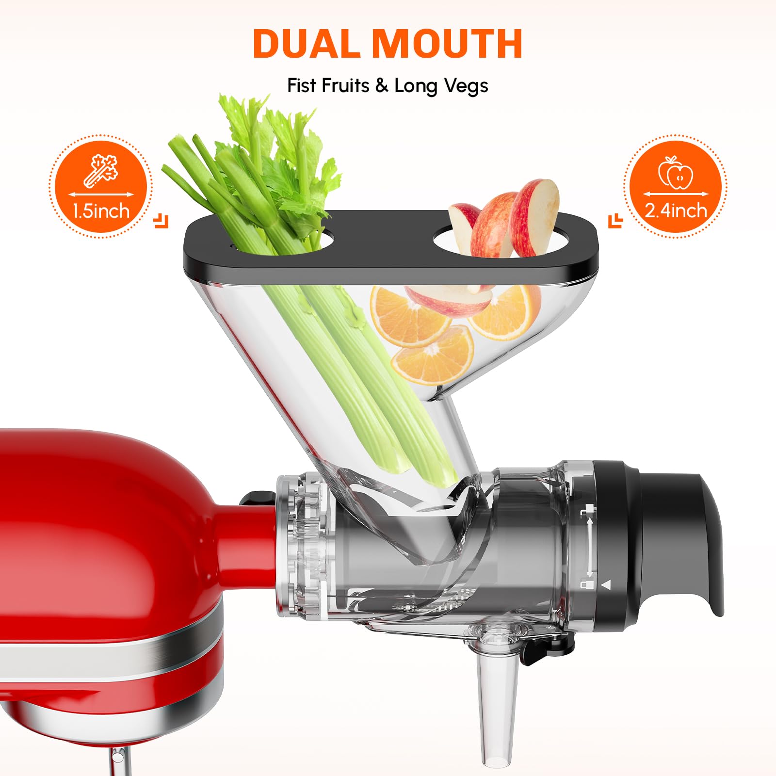 Masticating Juicer Attachment  - đánh giá và giá Kitchen Gadgets Mixer