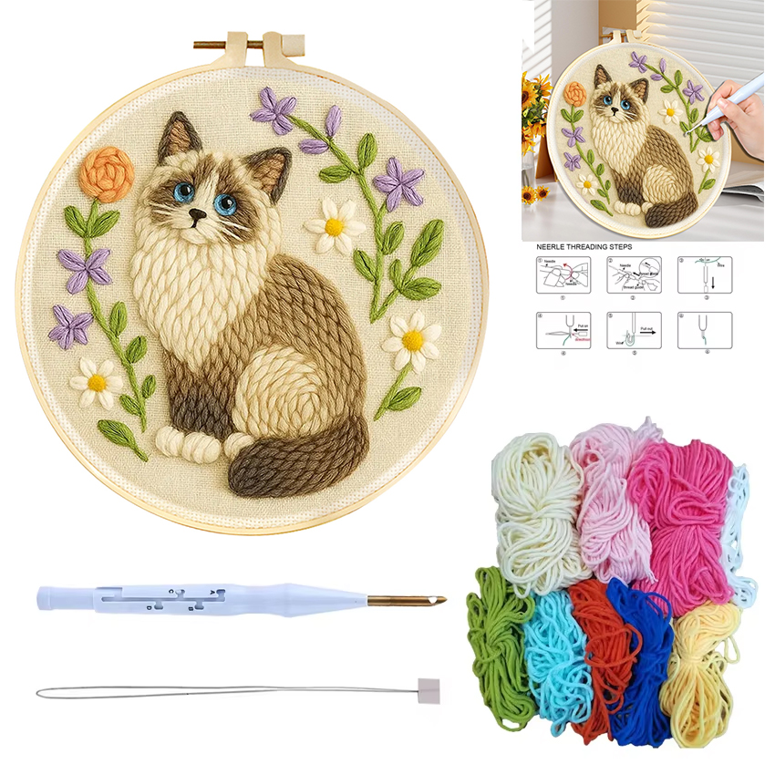 CHENISTORY 20X20cm Punch Needl - đánh giá và giá Kitchen Gadgets Crossword