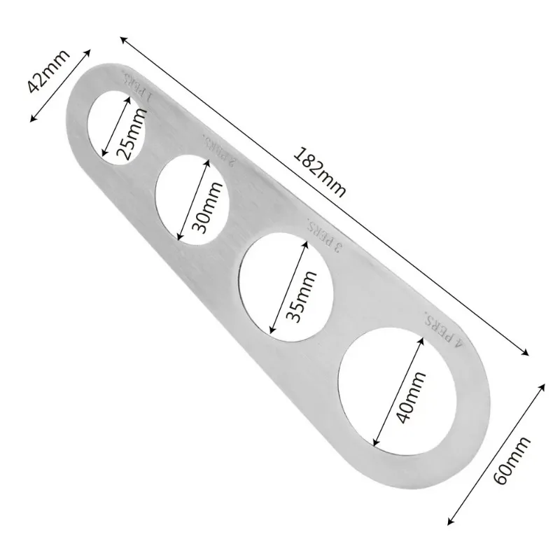 4 Holes Spaghetti Measurer Sta - đánh giá và giá Pasta Measuring Tool